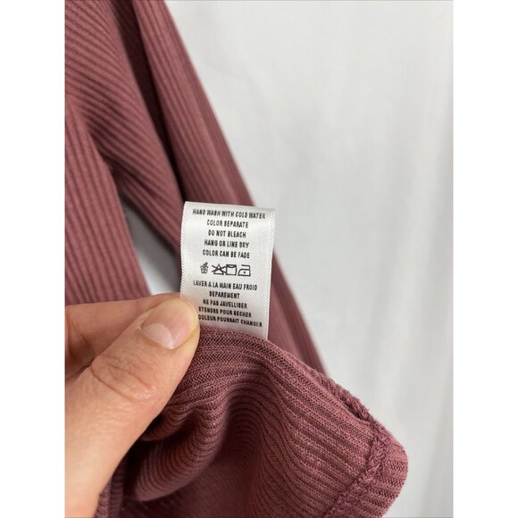 Altar'd State Blush Empire-Waist Cropped V-Neck Top Women’s Size XS - Picture 5 of 10